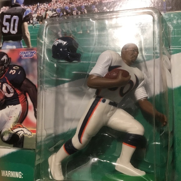 SLU Denver Broncos Terrell Davis Fiqure Helmet/Card (Georgia  Bulldogs) - Picture 6 of 6